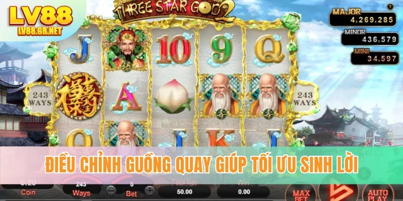 Điều chỉnh guồng quay giúp tối ưu sinh lời