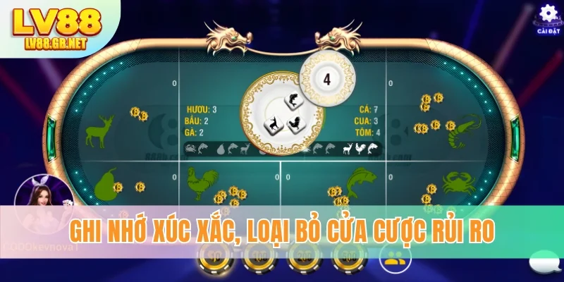 Ghi nhớ xúc xắc, loại bỏ cửa cược rủi ro