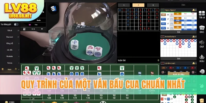 Quy trình của một ván Bầu Cua chuẩn nhất